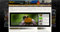 Desktop Screenshot of calvertphotographyclub.com